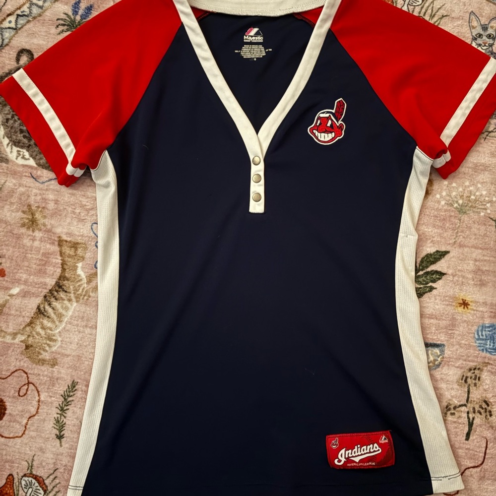 Cleveland Indians V-Neck Jersey